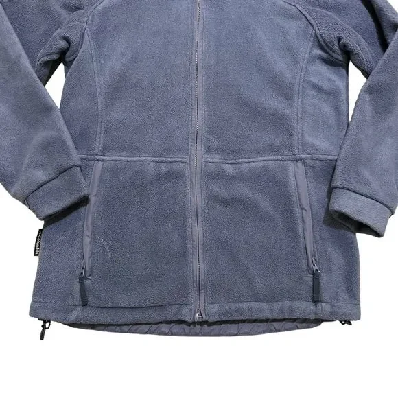 Columbia Fleece Women’s FullZip Jacket Blue Soft Shell Outer Interchange￼ Medium - Picture 5 of 9